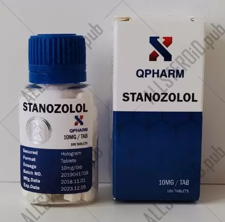 QPHARM STANOZALOL 10mg/tab - ЦЕНА ЗА 100 ТАБ