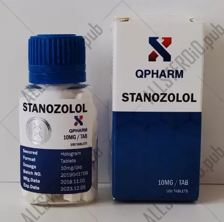 QPHARM STANOZALOL 10mg/tab - ЦЕНА ЗА 100 ТАБ