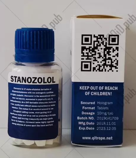 QPHARM STANOZALOL 10mg/tab - ЦЕНА ЗА 100 ТАБ