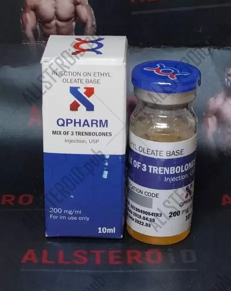 QPHARM MIX OF 3 TRENBOLONES 200 мг/мл - ЦЕНА ЗА 10МЛ