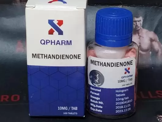 QPHARM METHANDIENONE 10mg/tab - ЦЕНА ЗА 100 ТАБ